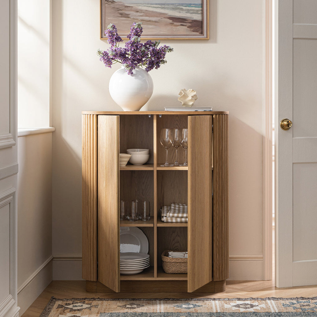 Maru Tall Cabinet, Oak