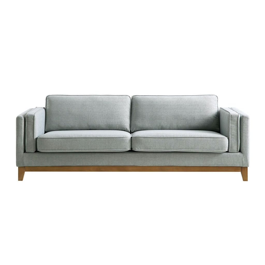 Dipley Sage Fabric Sofa, 3-Seater