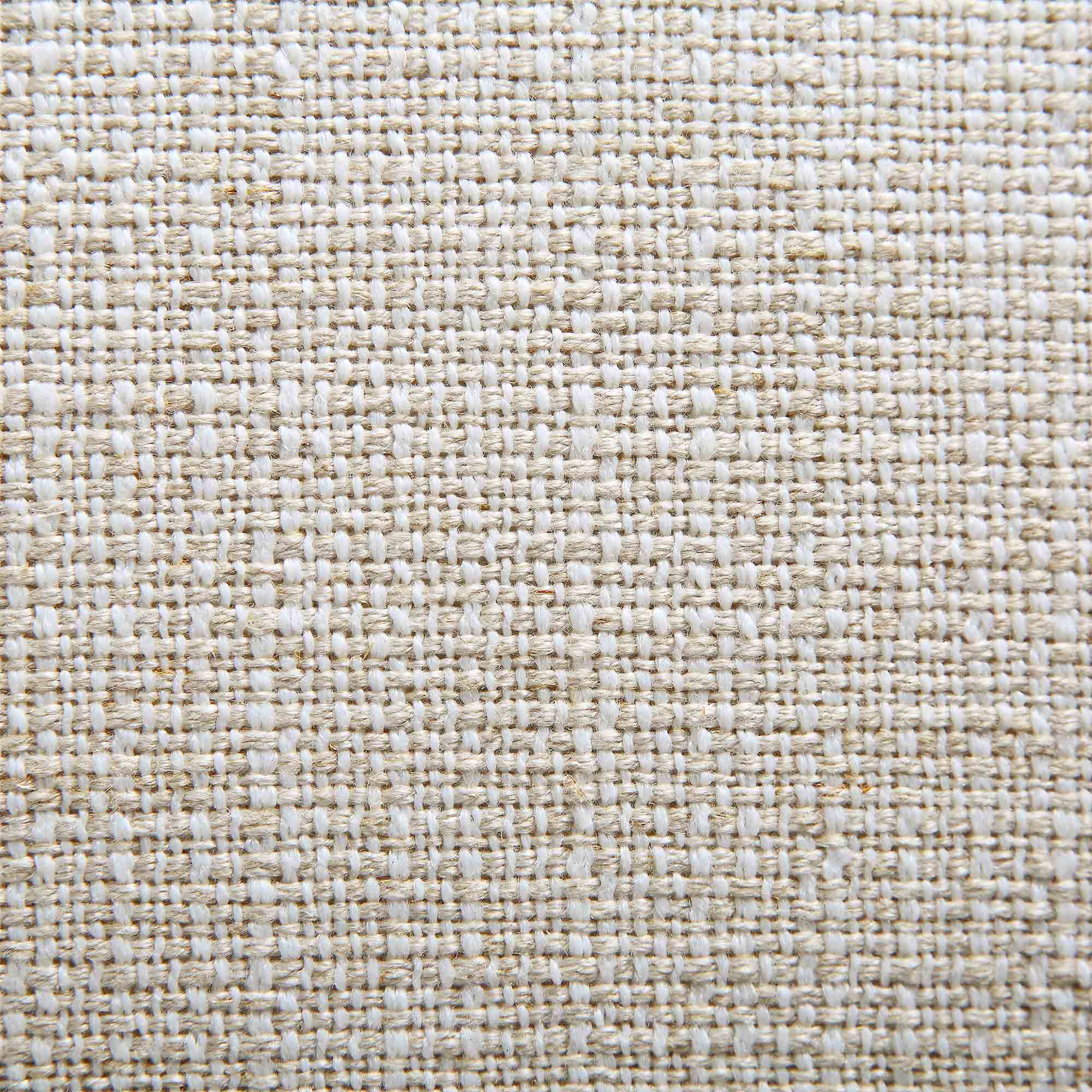 Amboise Armchair with Ball Cushion, Beige Linen Blend